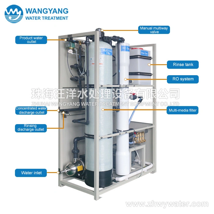 Small Capacity Seawater Desalination Ultrafilter Equipment for Salt Water Treatment Plant